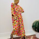 Robe Longue Imprimé Floral Vitaminé - Marque Palme