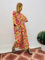 Robe Longue Imprimé Floral Vitaminé - Marque Palme