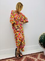 Robe Longue Imprimé Floral Vitaminé - Marque Palme – Image 4