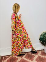 Robe Longue Imprimé Floral Vitaminé - Marque Palme – Image 5