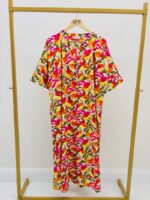 Robe Longue Imprimé Floral Vitaminé - Marque Palme – Image 2