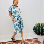 Robe Chemise Imprimé Tropical - Marque Palme