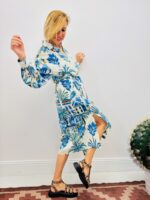 Robe Chemise Imprimé Méditerranéen - Marque Palme