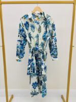 Robe Chemise Imprimé Méditerranéen - Marque Palme – Image 2