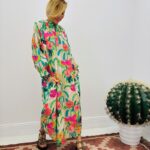 Robe Longue Imprimé Tropical - Marque Palme