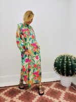 Robe Longue Imprimé Tropical - Marque Palme