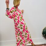 Robe Longue Imprimé Oiseaux - Marque Palme