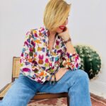 Chemise Imprimé Chats Multicolore - Marque Palme