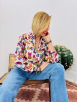 Chemise Imprimé Chats Multicolore - Marque Palme