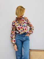 Chemise Imprimé Chats Multicolore - Marque Palme – Image 3