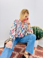 Chemise Fluide Imprimé Poissons - Marque Palme