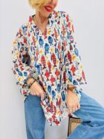 Chemise Fluide Imprimé Poissons - Marque Palme – Image 5