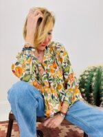 Chemise Imprimé Agrumes En Coton Naturel - Marque Palme