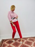 Chemise Rayée En Coton Avec Finition Dentelle – Image 3