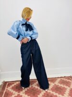 Chemise Col Victorien En Coton Avec Lavallière