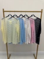 Top En Dentelle Florale Manches Longues – Grande Taille – Image 3