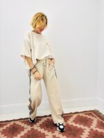 T-Shirt Cerise Brodé En Coton Esprit Casual Fraîcheur – Image 4