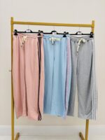 Pantalon Jogg En Coton Bandes Latérales Contrastées – Image 5