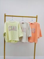 Sweat Manches 3/4 “Ciao” Brodé Esprit Casual Dolce Vita – Image 9