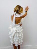 Robe Volants Dos Nu Effet Couture Spectaculaire – Image 4