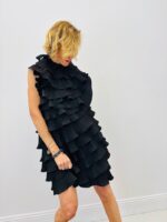 Robe Volants Dos Nu Effet Couture Spectaculaire – Image 6