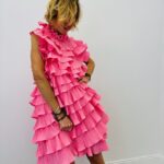 Robe Volants Dos Nu Effet Couture Spectaculaire