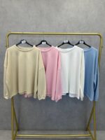 Sweat Oversize Lettrage Relief “MOMY” – Confort Tendance Grande Taille – Image 4