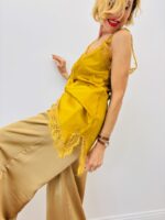 Débardeur Satiné En Viscose Détail Dentelle Esprit Lingerie Chic – Image 3