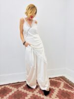 Tunique Satinée En Viscose Détail Dentelle Élégance Féminine – Image 6