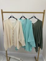 Pull Oversize Col V Dos Boutonné – Style Affirmé Grande Taille – Image 5