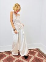 Débardeur Satiné En Viscose Détail Dentelle Esprit Lingerie Chic – Image 2