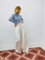 Top À Pois Col Montant En Viscose Esprit Rétro Chic – Image 4