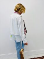 Gilet Sans Manches Brodé En Coton Esprit Bohème Couture – Image 3