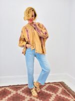 Blouse Tie & Dye En Coton Coupe Fluide – Image 4