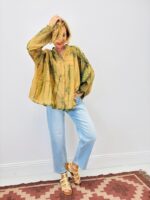 Blouse Tie & Dye En Coton Coupe Fluide – Image 3