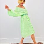 Robe Rayée En Coton Coupe Oversize Esprit Soleil