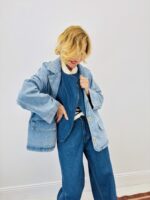 Veste Denim Coupe Oversize Esprit Blazer Casual – Image 3