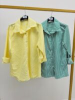 Chemise Rayée Oversize Esprit Frais Printemps-Été – Image 2