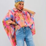 Chemise Motif Madras Brodée