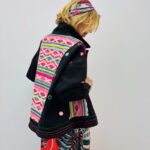 Veste Bohème Toile De Jean  – Broderies Colorées & Esprit Artisan