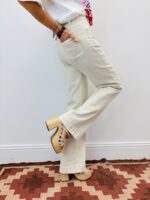 Jean Coupe Wide Leg À Boutons Bijoux – Image 4