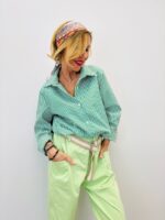 Chemise Rayée Oversize Esprit Frais Printemps-Été