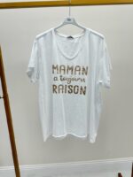 T-Shirt Grande Taille “Maman A Toujours Raison” – Message Chic & Intemporel – Image 3