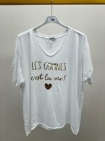 T-Shirt Grande Taille “Les Copines C’Est La Vie !” – Esprit Fun & Complice – Image 4