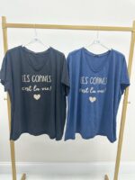T-Shirt Grande Taille “Les Copines C’Est La Vie !” – Esprit Fun & Complice – Image 3