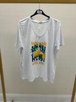 T-Shirt Grande Taille “Lemonade With Love” – Esprit Estival & Fraîcheur Méditerranéenne – Image 4
