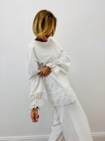 Pull Détail Broderie Anglaise 100% Coton – Image 4