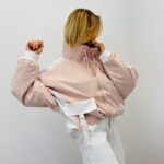 Veste Sportive Bicolore Coupe Oversize