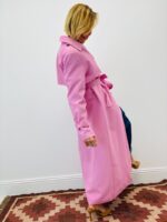 Trench Long Classique Ceinturé Coupe Structurée – Image 4