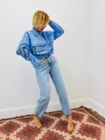 Chemise Rayée Imprimée En Coton LM LULU – Image 3